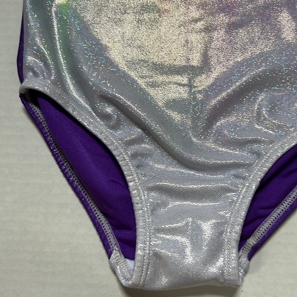 Rainbow Metallic Leotard Size 5/6 - Picture 9 of 16